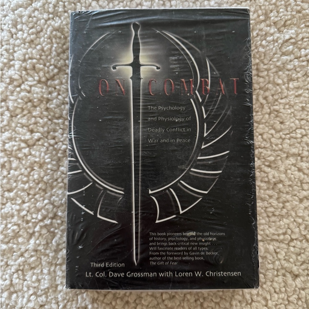 NWT Dave Grossman On Combat Book with Sword Design‎